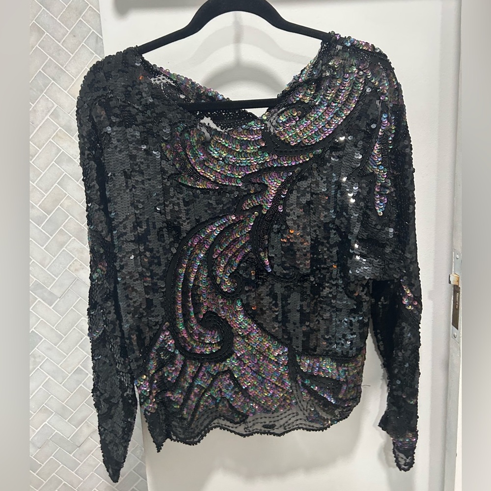 Vintage Sequin Top